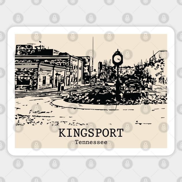 Kingsport - Tennessee Magnet by Lakeric